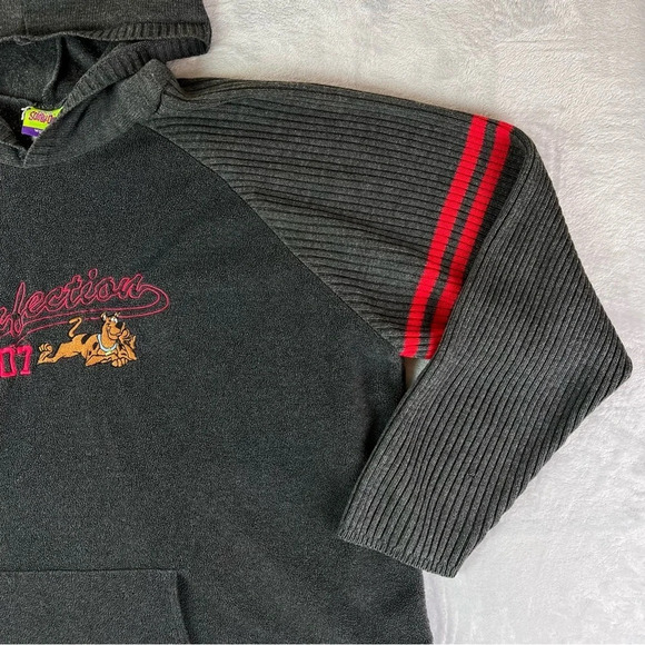 Scooby-Doo Cartoon Network 2007 Hooded Sweatshirt/Sweater Women's XL* Grey Y2k - Picture 4 of 16